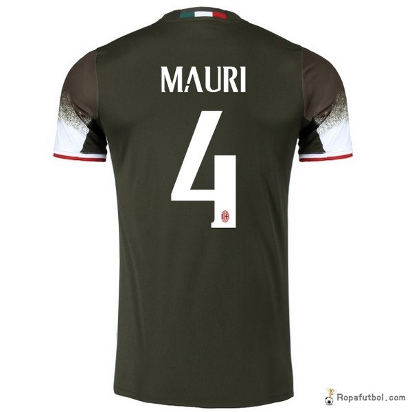 Camiseta AC Milan Replica Tercera Ropa Mauri 2016/17